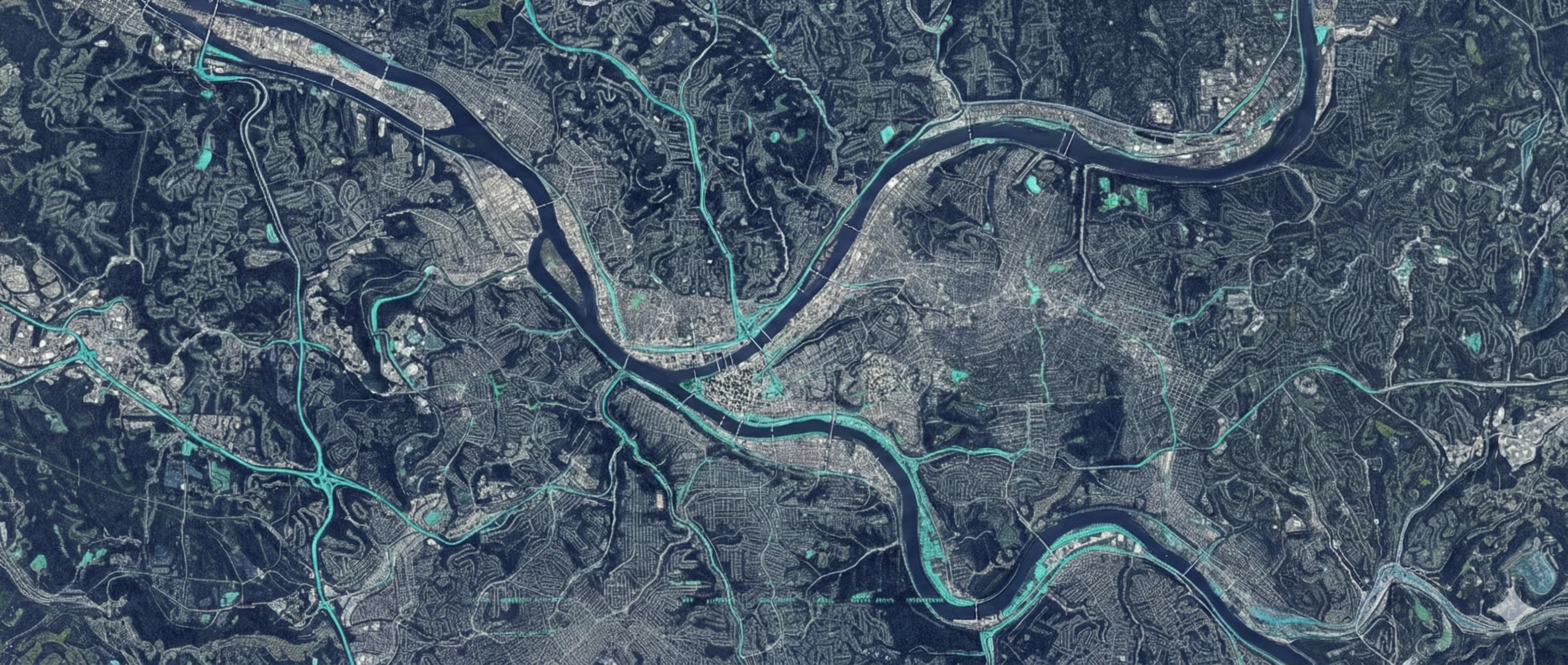 Pittsburgh Map Background